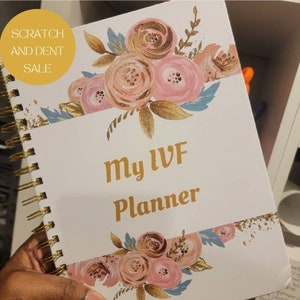 IVF planner *scratch & dent sale* - Ivf diary- IVF gift-  fertility gift- Ttc journal- Ivf journal-infertility gift-TTC gift- surrogacy gif