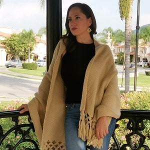 Mexican shawl traditional - Pashmina - Rebozo - Scraf - Mexican poncho