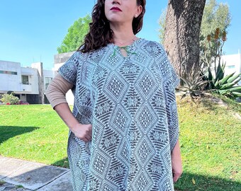 Mexican cape long, full body mexican cape shawl. Winter Poncho. mexican rebozo,