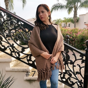 Mexican shawl. Pashmina. Winter Poncho. Mexican rebozo. Winter poncho. Scraff. Shawl. Rebozo. Pashmina