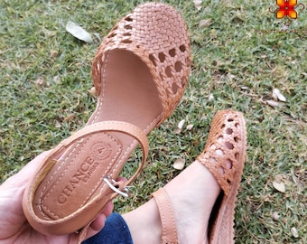 leather sandals for women - Mexican Boho Hippy  Women Shoes with buckle - All sizes - lether huerache for women - mexican style - boho style