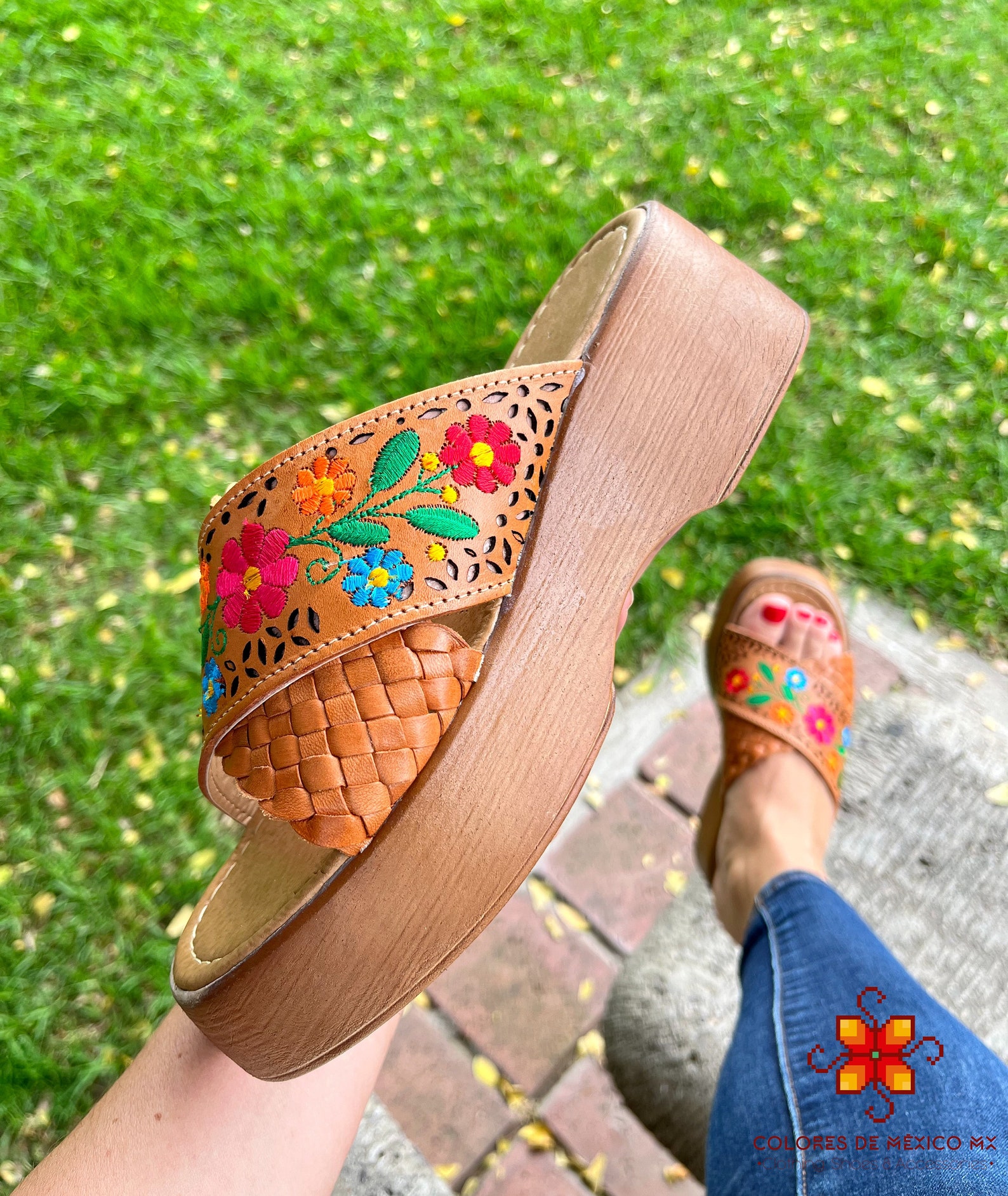 mexican leather sandals for women