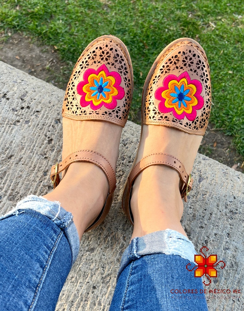 mexican style leather sandals