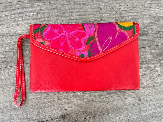 刺繍ハンドバッグ - メキシコのハンドメイド ボヘミアン 花柄 
