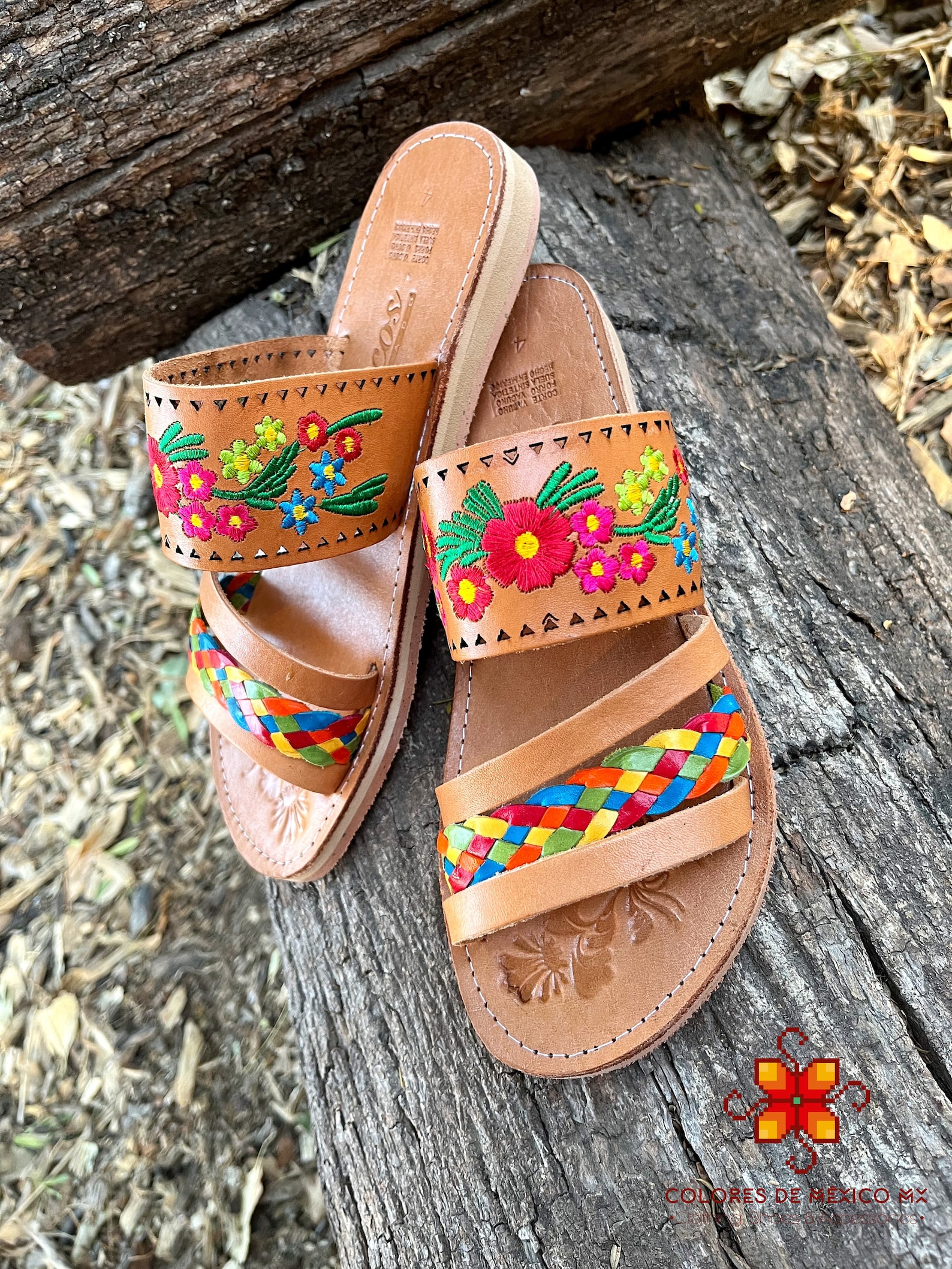 mexican style leather sandals