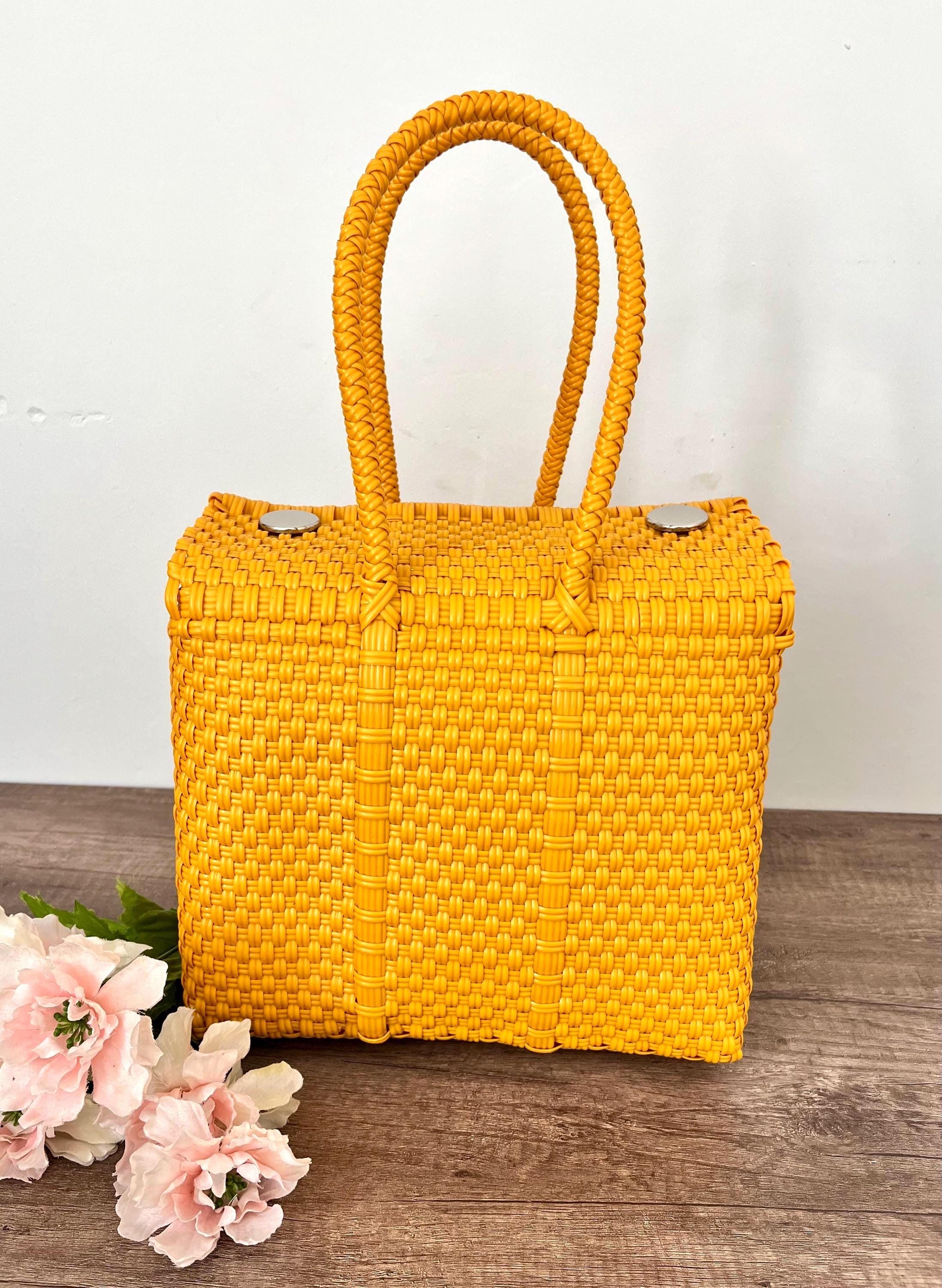 Handmade Mexican Plastic Bag - Handycraft Bag - Mexican Lunch Bag
