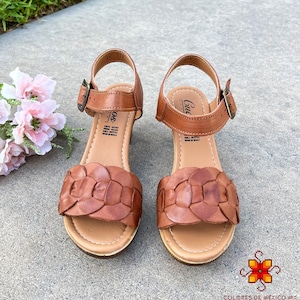 Leather Shoes, Platform shoes for womens, Huarache sandals, Mexican Boho shoes brown Color, woven shoes, handmade sandals, mexican shoes