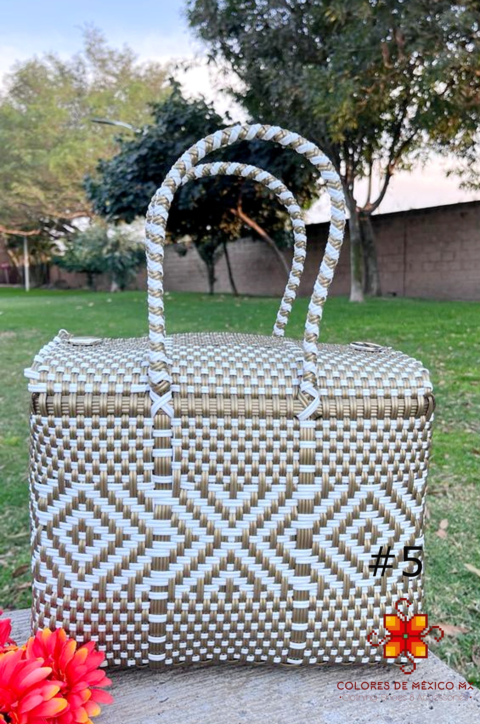 Recycled Plastic Tote Bag MEDIUM Handmade Plastic Bag Etsy