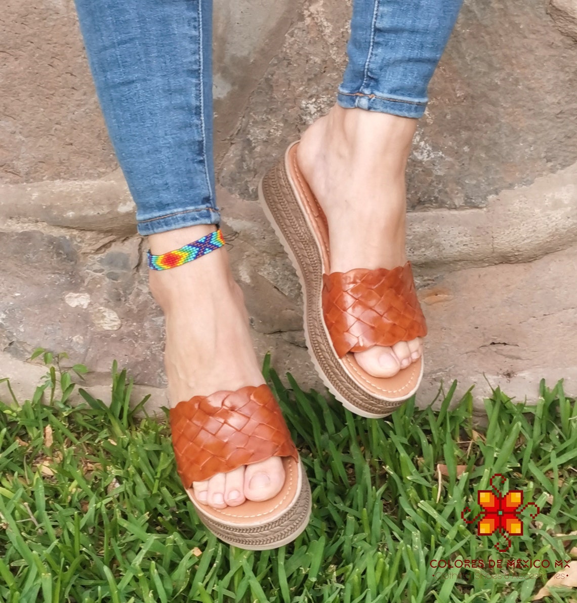 mexican womens leather sandals