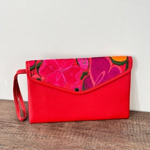 Bestickte Handtasche - Mexikanische handgemachte Boho-Blumen-Damentasche