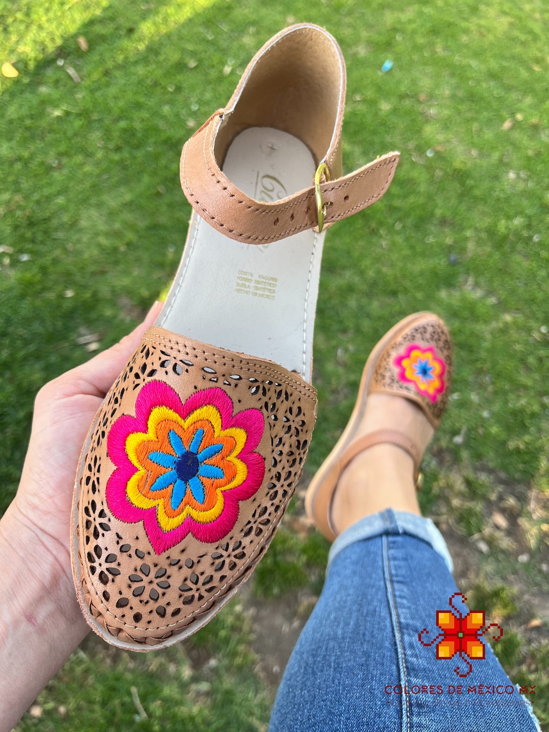 mexican style leather sandals