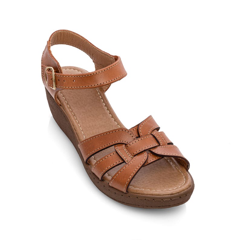 Leather Huarache sandals ankle strap platform, Mexican Leather sandals, Mexican Huarache Sandal, womens sandals, summer shoes, casual sandal Brown