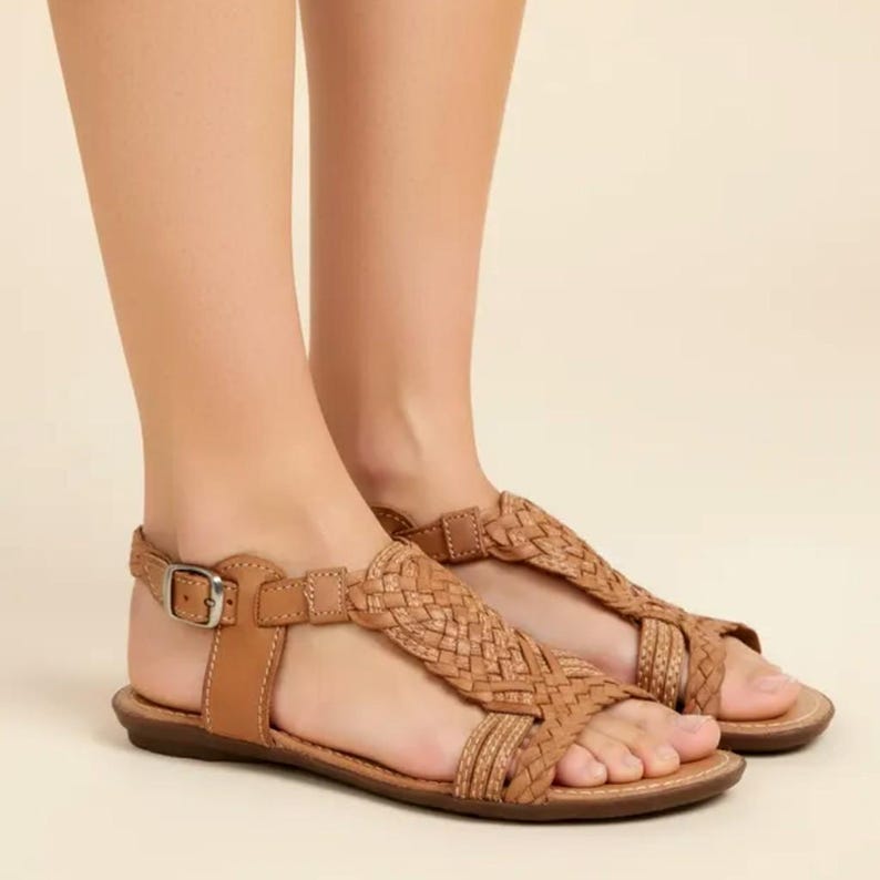 Huarache Sandal, Leather Sandals for womens, mexican shoes handmade, mexican sandals, Boho sandals, Mexican Huaraches, handmade shoes image 4