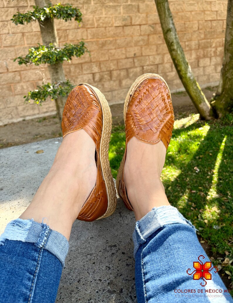 platform huarache sandals