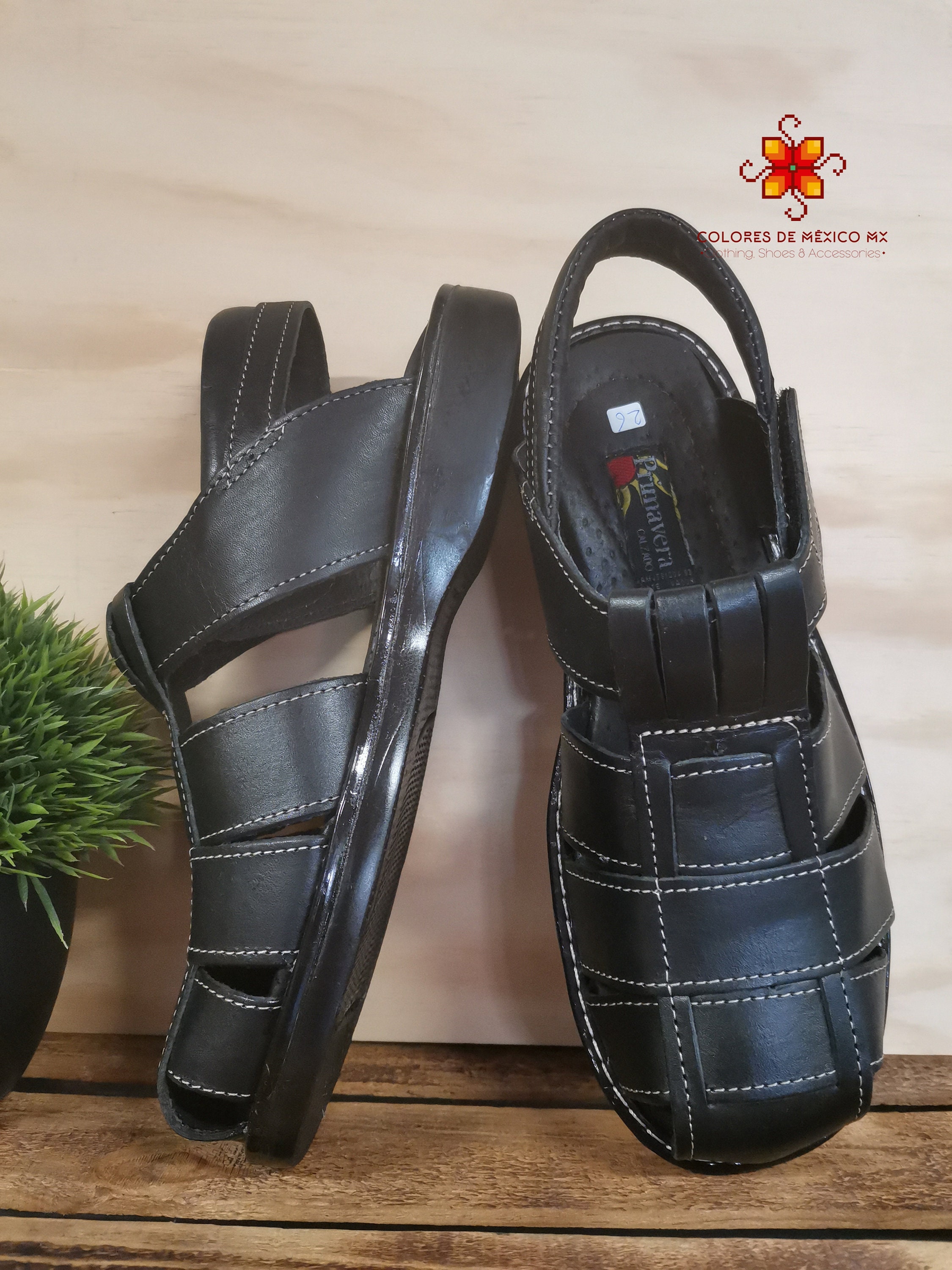 Mexican Leather Shoes Men. Handmade Sandals for Men. Formal  display picture 3