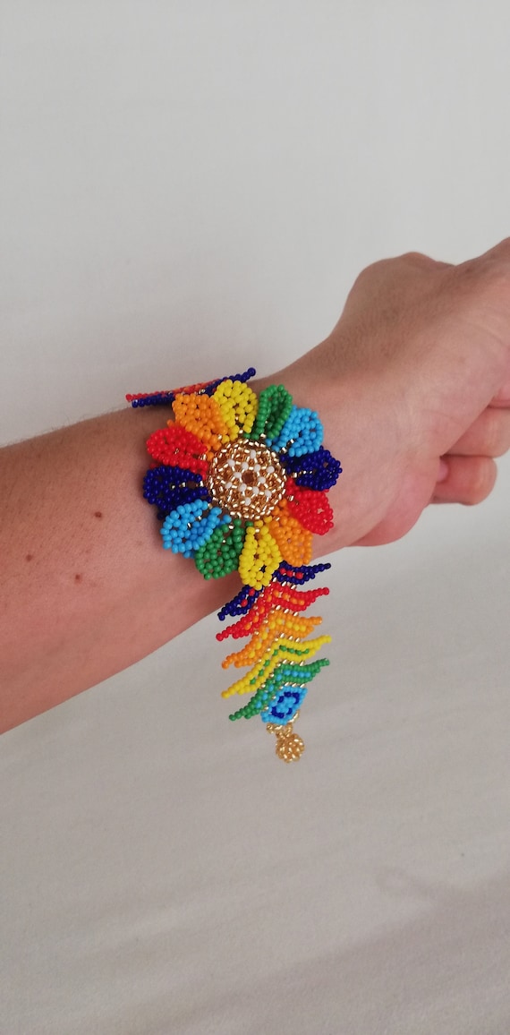 Mexican Bracelet / Chaquira Bracelet / Chiapas Bracelet / Bracelet