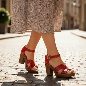 Huarache sandals women, Leather Shoes, Platform shoes,  Mexican shoes brown Color woven shoes braid - sandals handmade, mexican huaraches