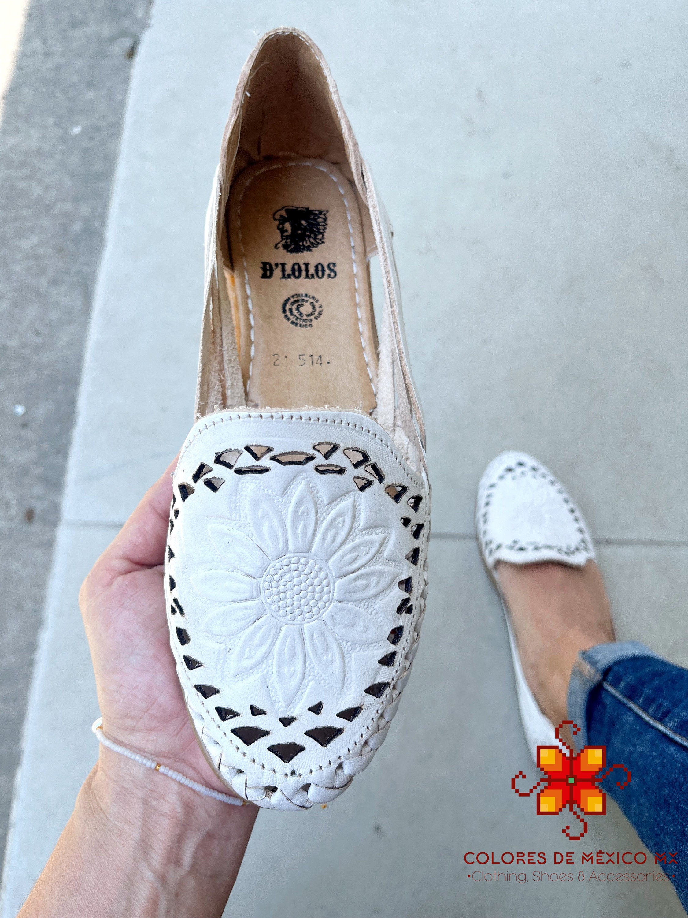 週末価格　美品　SoorPloom Huarache, Sandal 33 Huarache Sandals Sunflower, Mexican Sandals. Leather Sandals