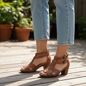 Huarache sandals women, Leather Shoes, Platform shoes, Mexican shoes brown Color woven shoes braid - sandals handmade, mexican huaraches image 5