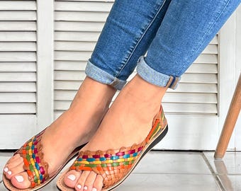 Huarache sandals women - Leather sandals - Braided Handmade Mexican Huarache - Boho shoes - Women Shoes - All sizes - leather sandals