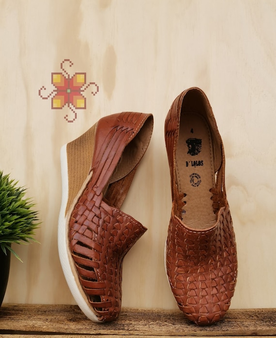 Huarache Sandals Leather Sandals Mexican Huaraches Platform