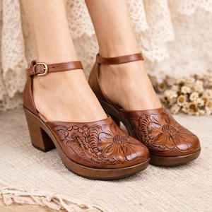 huarache heels womens