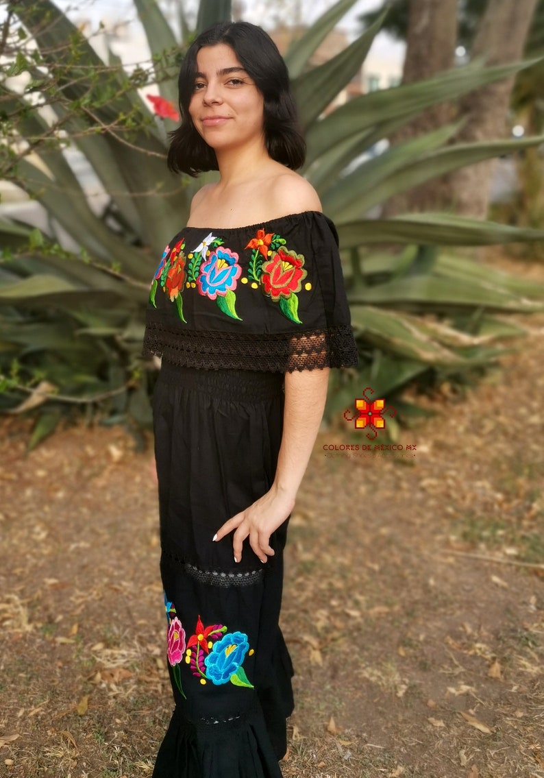long dress Embroidered Dress off 