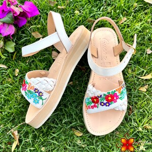 platform huarache sandals