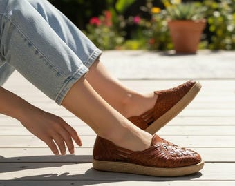 Platform Huarache sandals, leather Sandals, Mexican Shoes, Mexican huaraches, women shoes, genuine leather sandals, boho sandals, handmade