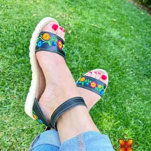 Huarache Sandal - Leather shoes - Leather Sandals - Leather Mexican Shoes - Mexican Style - leather sandals women - mexican sandals - boho