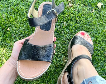 Platform Shoes, Huarache sandals, Mexican Women Shoes, Mexican huaraches, leather shoes, women sandal, boho sandals handmade, all sizes