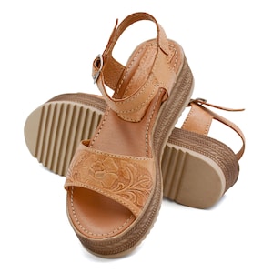 Platform Shoes, Huarache sandals, Mexican Women Shoes, Mexican huaraches, leather shoes, women sandal, boho sandals handmade, all sizes