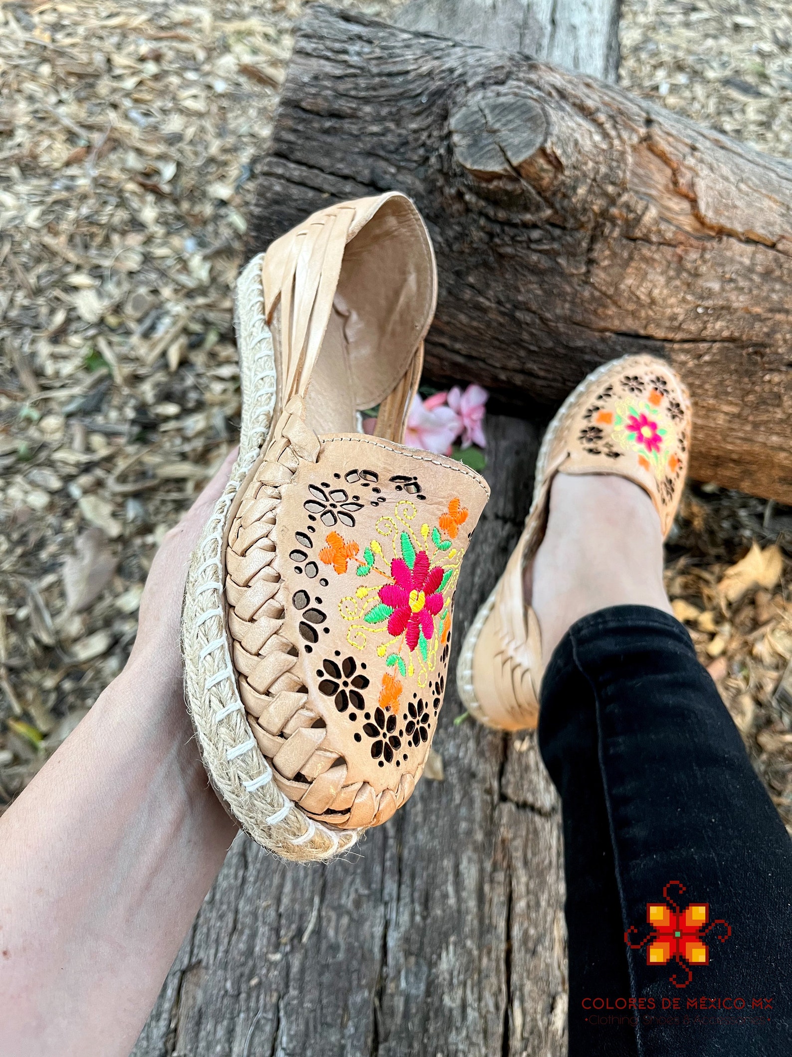 mexican womens leather sandals