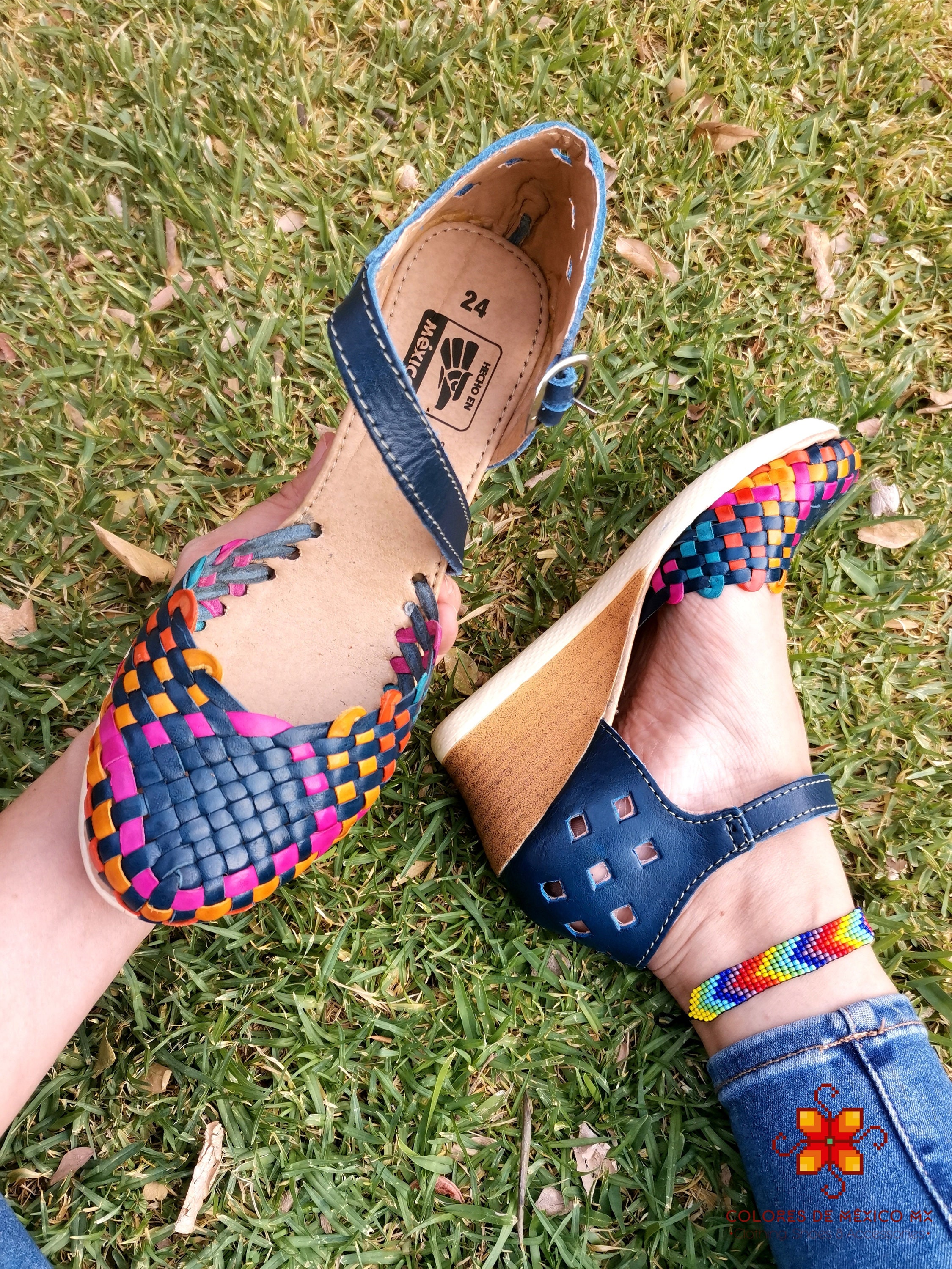 Huarache sandals - Leather sandals - Mexican Huarache - women Platform shoes - platform sandals - Mexican Style - leather sandals - handmade