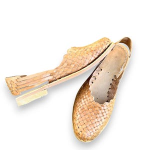 Huarache sandals, Leather sandals, Mexican Huarache Sandals, Mexican sandals, womens shoes, flat shoes, summer shoes, casual shoes imagen 2