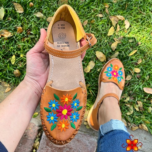 Huarache Sandals Women Mexican Huarache Handmade Leather - Etsy