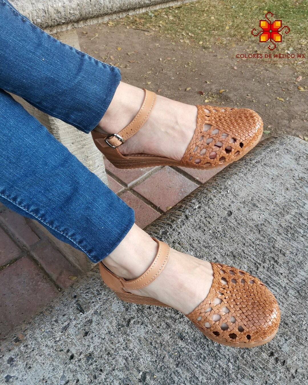 womens mexican leather sandals