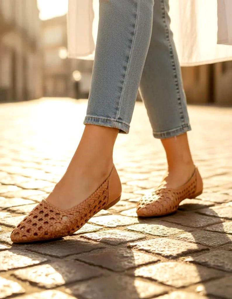 Mexikanische Flechtsandalen, Huarache-Sandalen, Ledersandalen für Damen, Damenschuhe, Mexikanische Huaraches, Leder-Huarache für Damen, Mexikanische Schuhe Bild 1