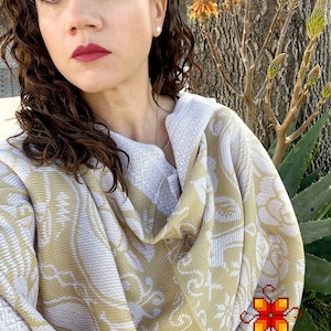 Mexican shawl traditional rebozo - shawl Pashmina - Mexican Poncho for the winter - shawl - pashmina - rebozo