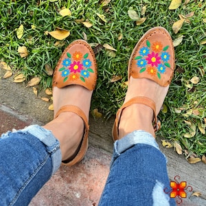 Huarache sandals, Leather Sandals, Mexican Women Shoes, Mexican leather huarache, Women Shoes, comfortable women sandals, boho sandals