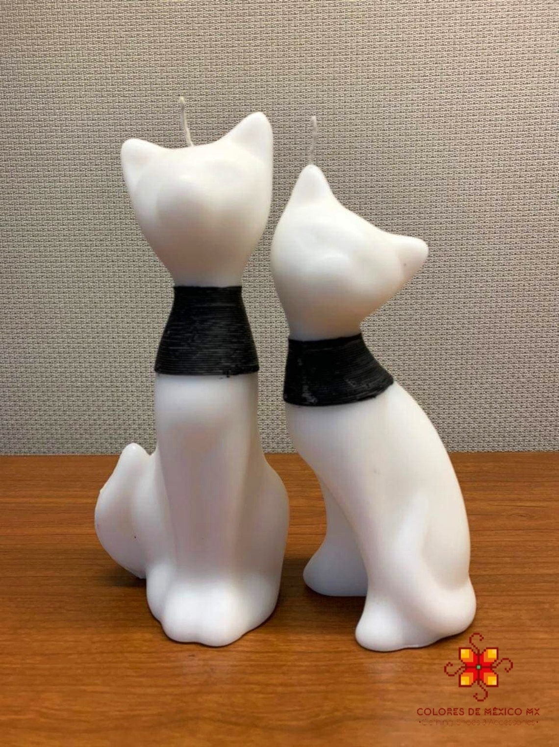 Cat candle pair custom candles scented candle decorative Etsy