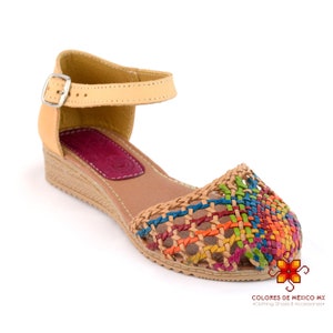 mexican woven leather sandals