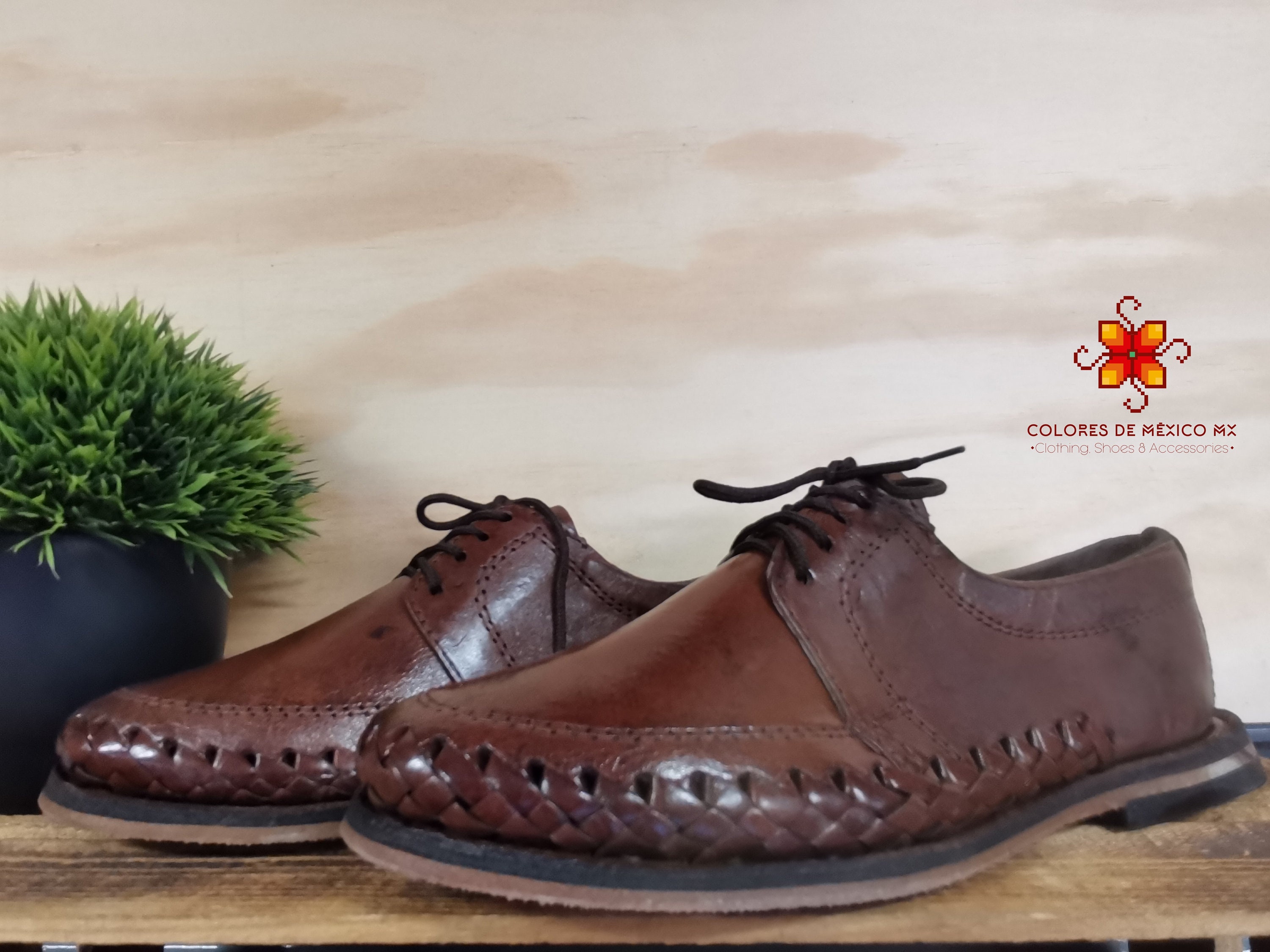 Duque Shoes Mens US 10 Brown Leather Mexican 28 Brown Leather Casual Lace Up Men main image 3