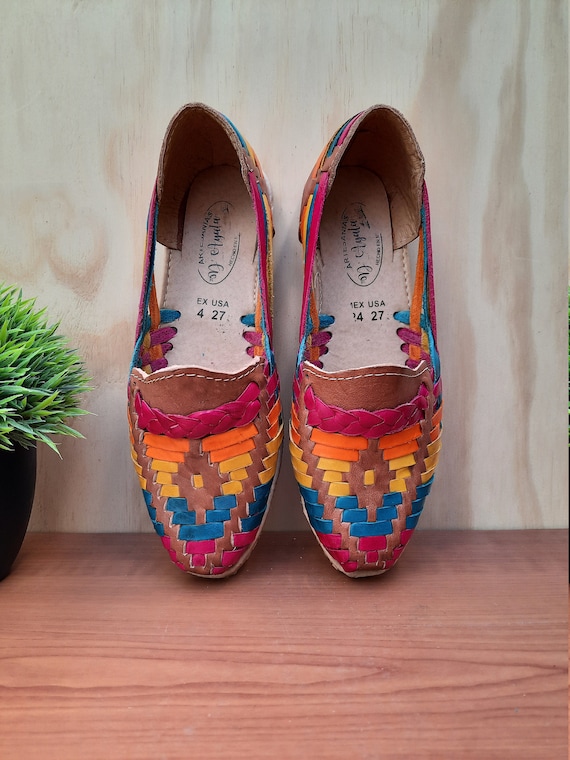 Mexican top huaraches colorful