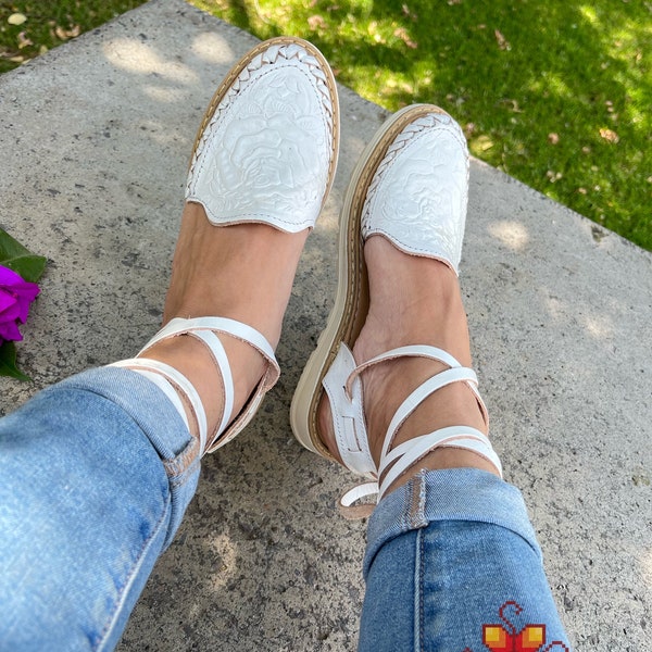 ladies huarache sandals