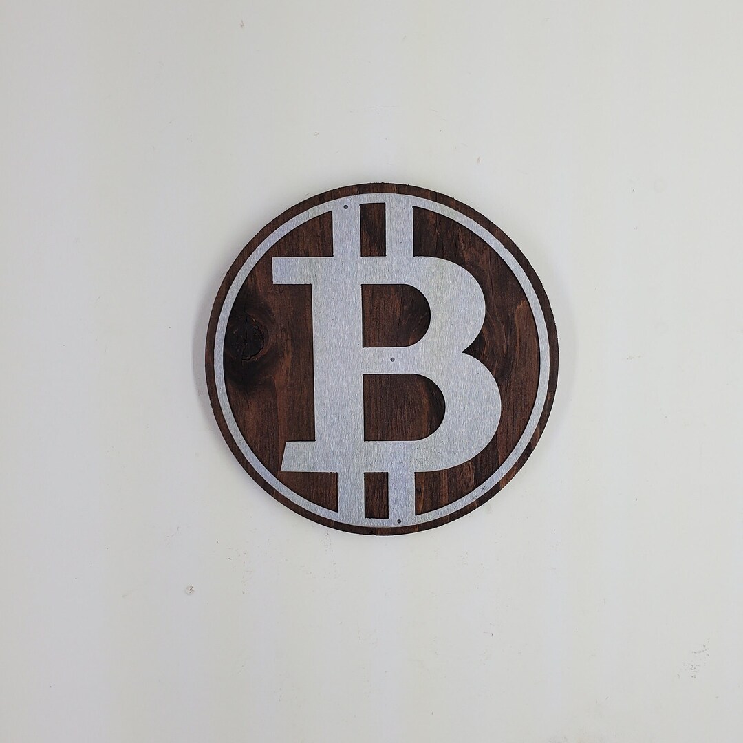 Bitcoin Wall Sign | BTC Tribute | Crypto Currency | BTC Ethereum Solana ...