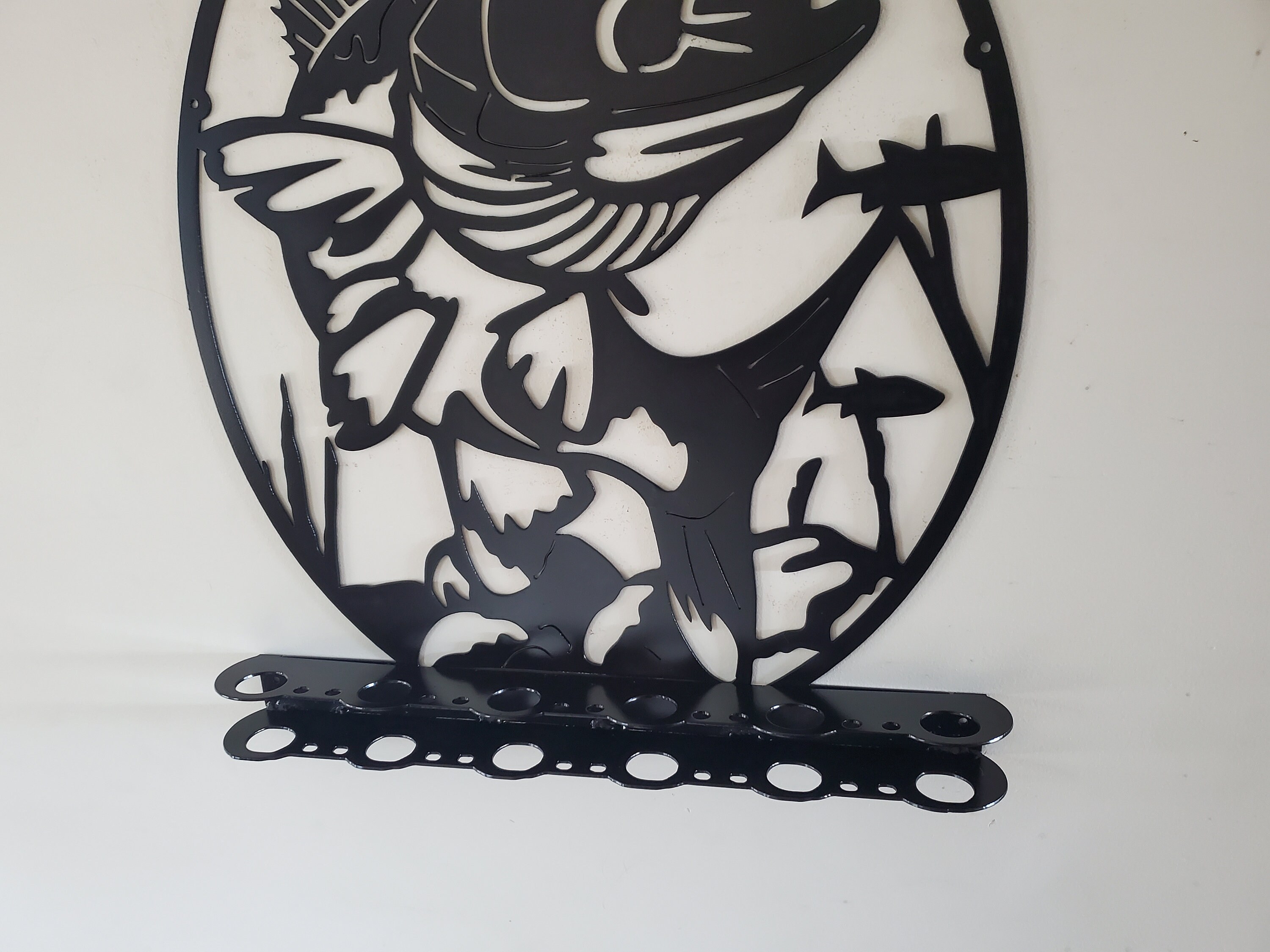 Walleye ice fishing rod holder v2 Made in USA wheel Etsy