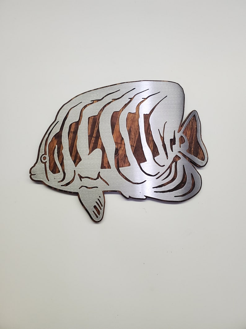 Clown Fish Metal Art Wall Decor Made in USA Clownfish Wall Art Etsy