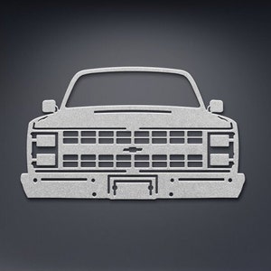 1983-87 Chevy Square Body | Truck Front | Metal Wall Art | Shop Garage wall sign