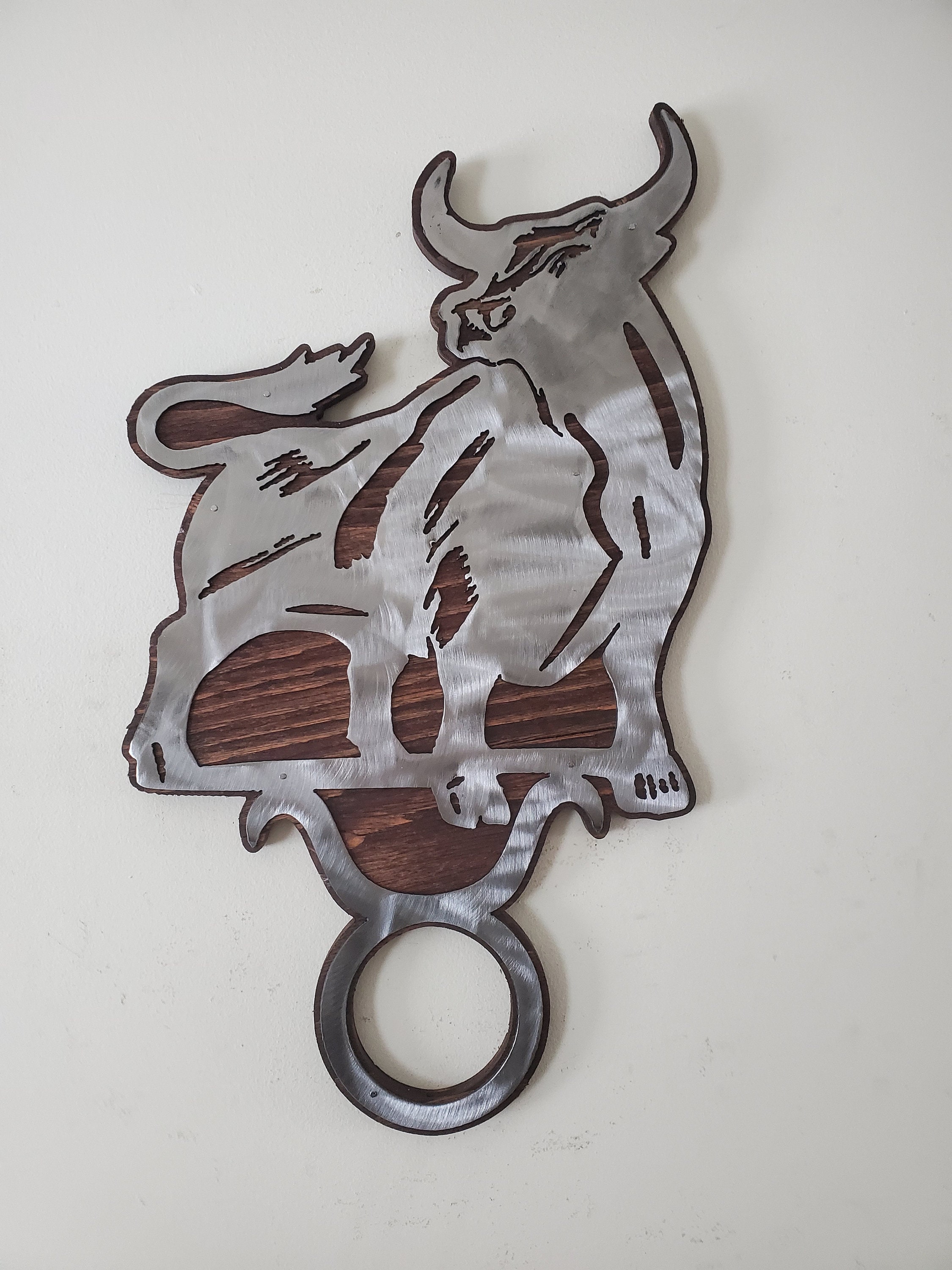 Taurus zodiac metal art wall décor MADE in USA